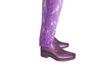 Purple dress shoe