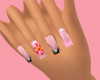 n` pink murakami nails