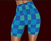 Teal PJ Short Plaid Sm F
