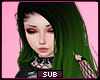 Black Green Ombre