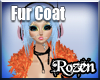 Rozen Fur Coat Orange
