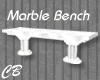 CB Marble Bench (White)