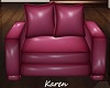 Pink Leather Chair
