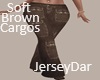Denim Cargos Soft Brown