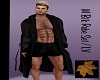 LV/M Blk House Robe Set
