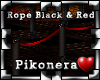 !P^ Rope Black & Red