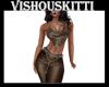 [VK] Brown Chain Belt