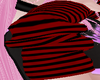 Red Striped Arm Warmers