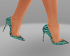 K turquoise pump shoes