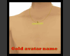 [S] Necklaces gold name