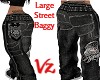 Baggy Lrg SvBlk w/tattoo