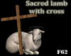 Sacred lamb with cross