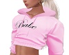 Light Pink Short Hoodie