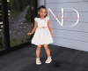 ND| White Ruffle Dress