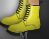 Yellow martens boots.