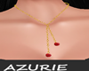 Ruby on GoldNecklace