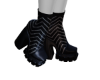 A^ Onyx Striped Boots