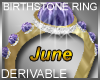 Birthstone Ring June