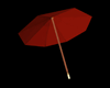 Dark Red Beach Umbrella