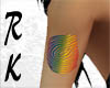 Tattoo Arm Lesbian Flag