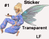 Sticker Blue Fairy #1