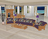 Exotic isle sofa set
