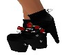 RED ROSE/ SPIKE BOOTS