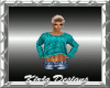 KD~Teal Knit Sweater