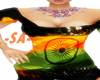 -SA-Indian Flag Dress{F}