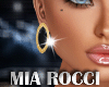 Gold and Black Earrings