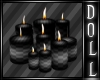 {D} Chess PVC Candles