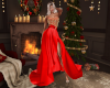 Christmas RedGold Gown