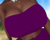 Purple crop top +A