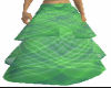 green Plaid Skirt 004