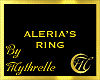 ALERIA'S RING