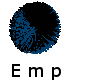 {emp} blue pom poms