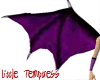 Purple demon wings