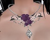 Necklace orchid rose–a