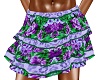 Purple flower skirt