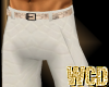 WCD White croc pants