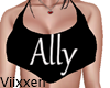 Ally top black