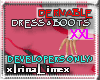 [IL]wide dress+boots XXL