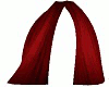 Red Flowing Curtains