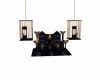 Blue and Brass throne