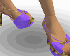 MrsJ purple/gold Sliper