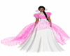 Pink /white Queen dress