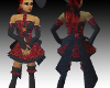 (MSis)Red&Black BowDress