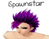 Pink/Purple Mohawk Hair