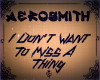 Aerosmith I don't want