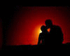 Romantic framed picture